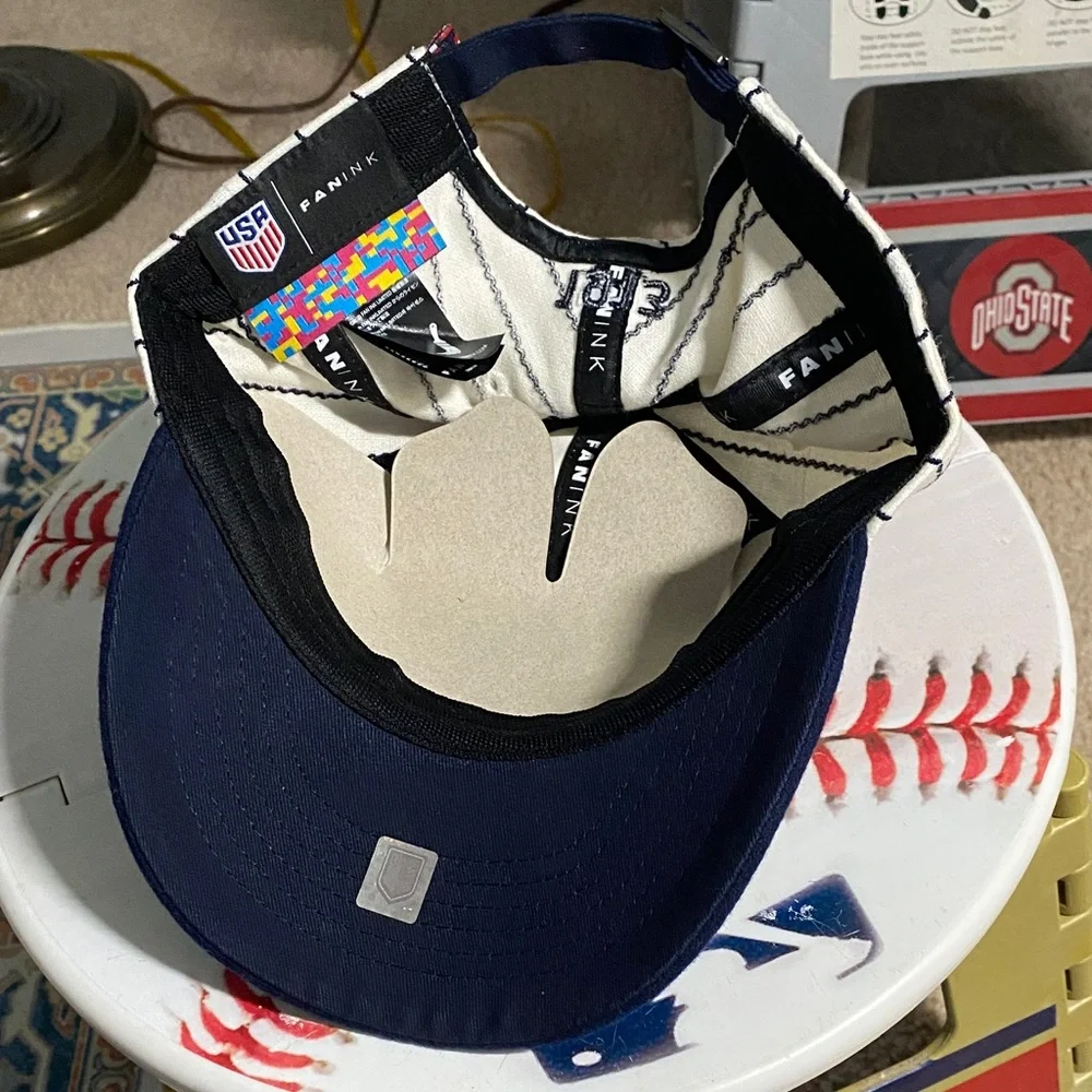 US Soccer National One Nation One Team EST 1913 Fan Ink Yankee USA Hat Cap USMNT - Picture 6 of 6